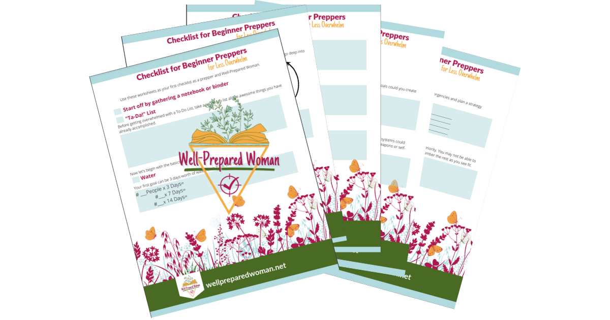 Less Overwhelm For Beginner Preppers